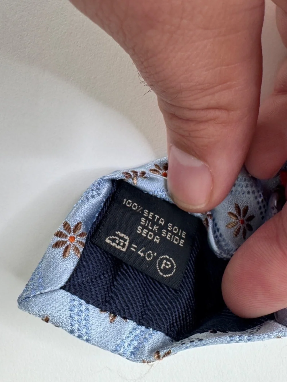 Ermenegildo Zegna 100% Silk Tie 3.5